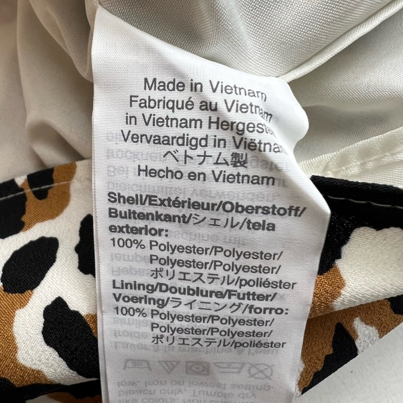 J.Crew Camisole Top Womens Size 0 Brown Animal Leopard Print Scalloped Mobwife - Picture 6 of 8